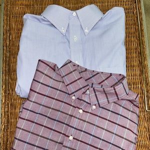 2 Men’s button down shirts